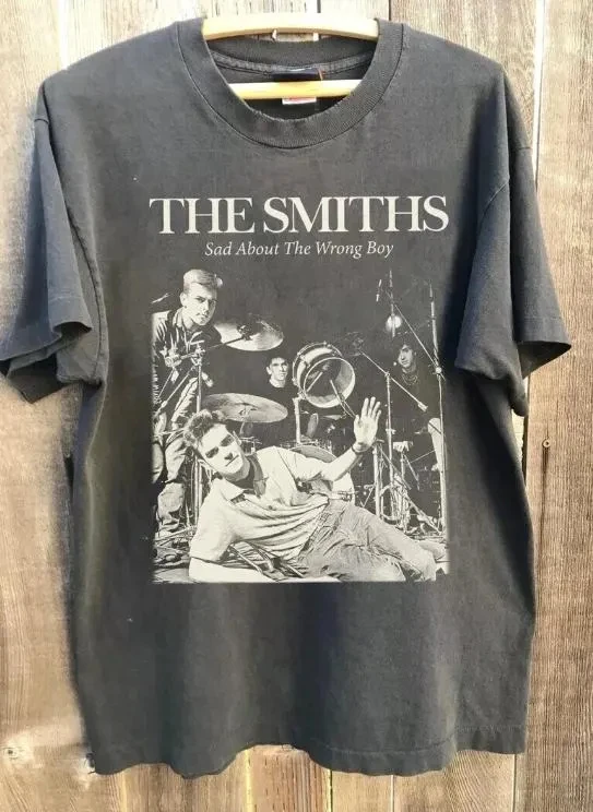 

Plus Size Summer Women's Vintage The Smiths T-Shirt Cotton Breathable Stylish Versatile Street Style Oversized