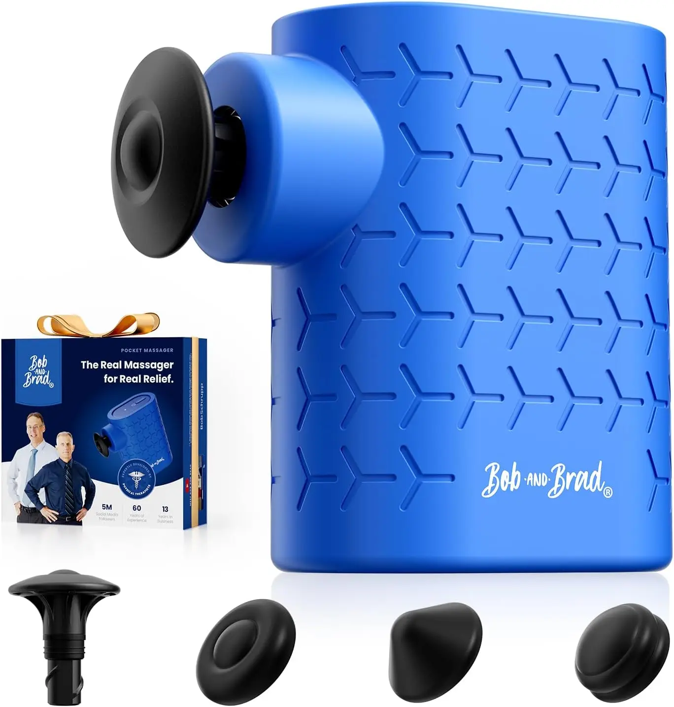BOB AND BRAD P5 Mini Massage Gun, Pocket-Size Massager for Travel, Ultra-Small Portable Massage Gun for Back & Shoulder Daily Co