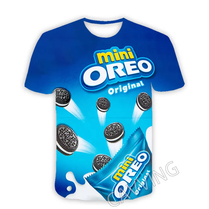 CAVVING 3D Printed  OREO  Casual T-shirts  Hip Hop T Shirts Harajuku Styles Tops Clothing for Men/women