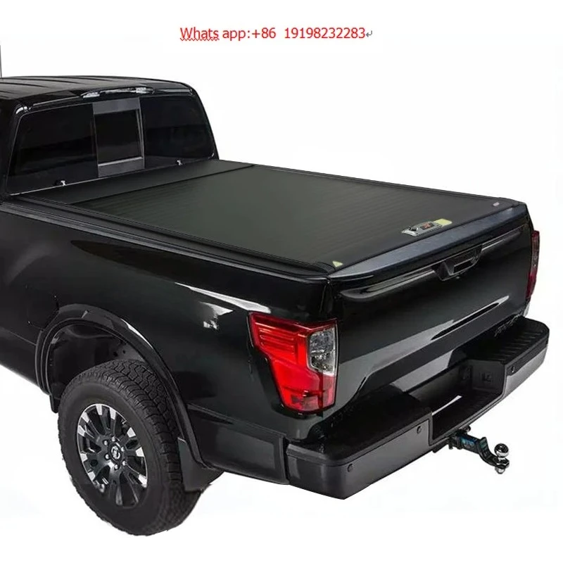 

Pickup Truck Tonneau Cover for Nissan Navara Aluminum Ute Lid Bed Tonneau Cover Hard Folding Shutter Tonneau