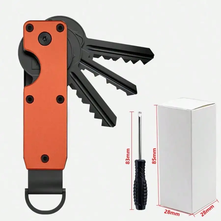 Metal Keychain, Aluminum Alloy Key Organizer, Best Gift For Men And Women image 7