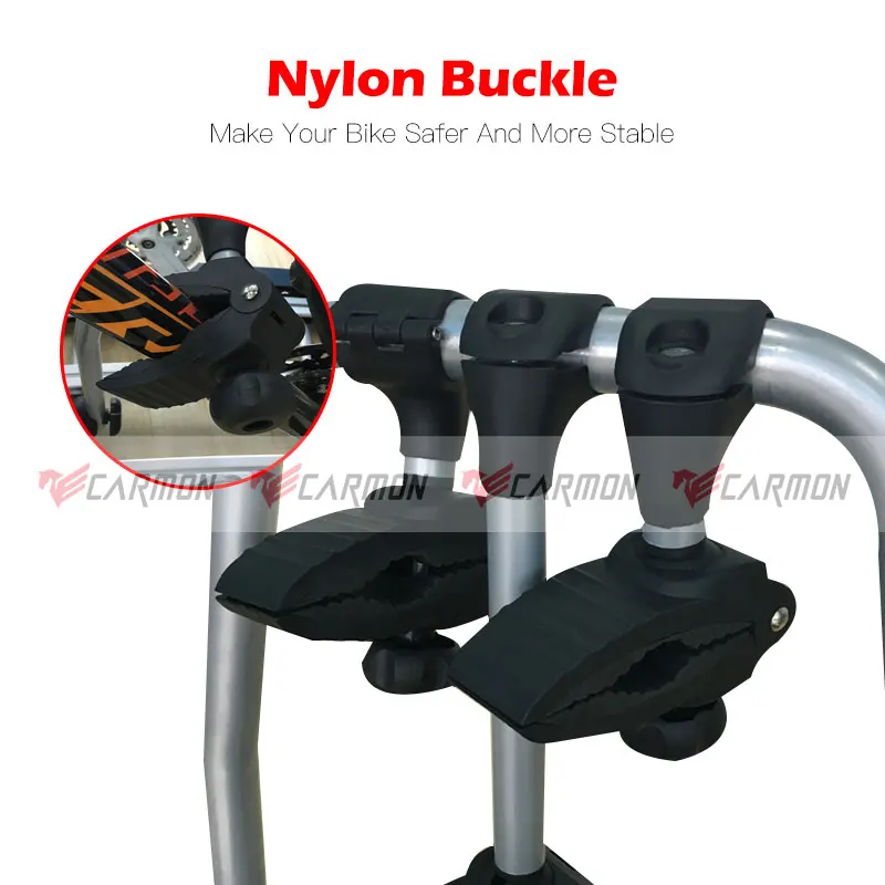 Hitch Mount 3 Bikes Rack Rear Mounted Bicycle For Truck SUV Tray Style Car Rear Carrier Rack