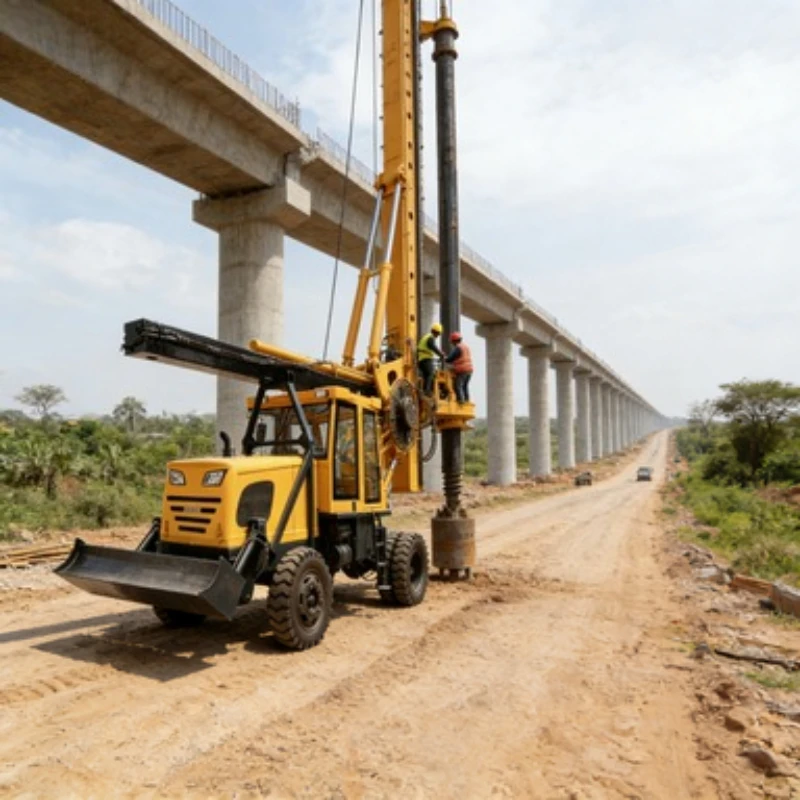 Heavy Duty Crawler Rotary Drilling Rig for Deep Bore Pile, Max Dia 2500mm, CE ISO Certificate