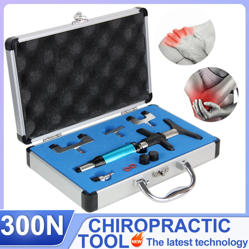 

Chiropractic Adjusting Gun 300N Spine Massage Tools Limb Body Pain Relief Therapy Correction Spinal Portable Manual Massager New