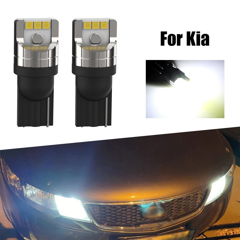 2pcs LED Parking Light Clearance Lamp Bulb W5W T10 194 Canbus For Kia Ceed Cerato Magentis Opirus Optima Picanto Proceed Venga