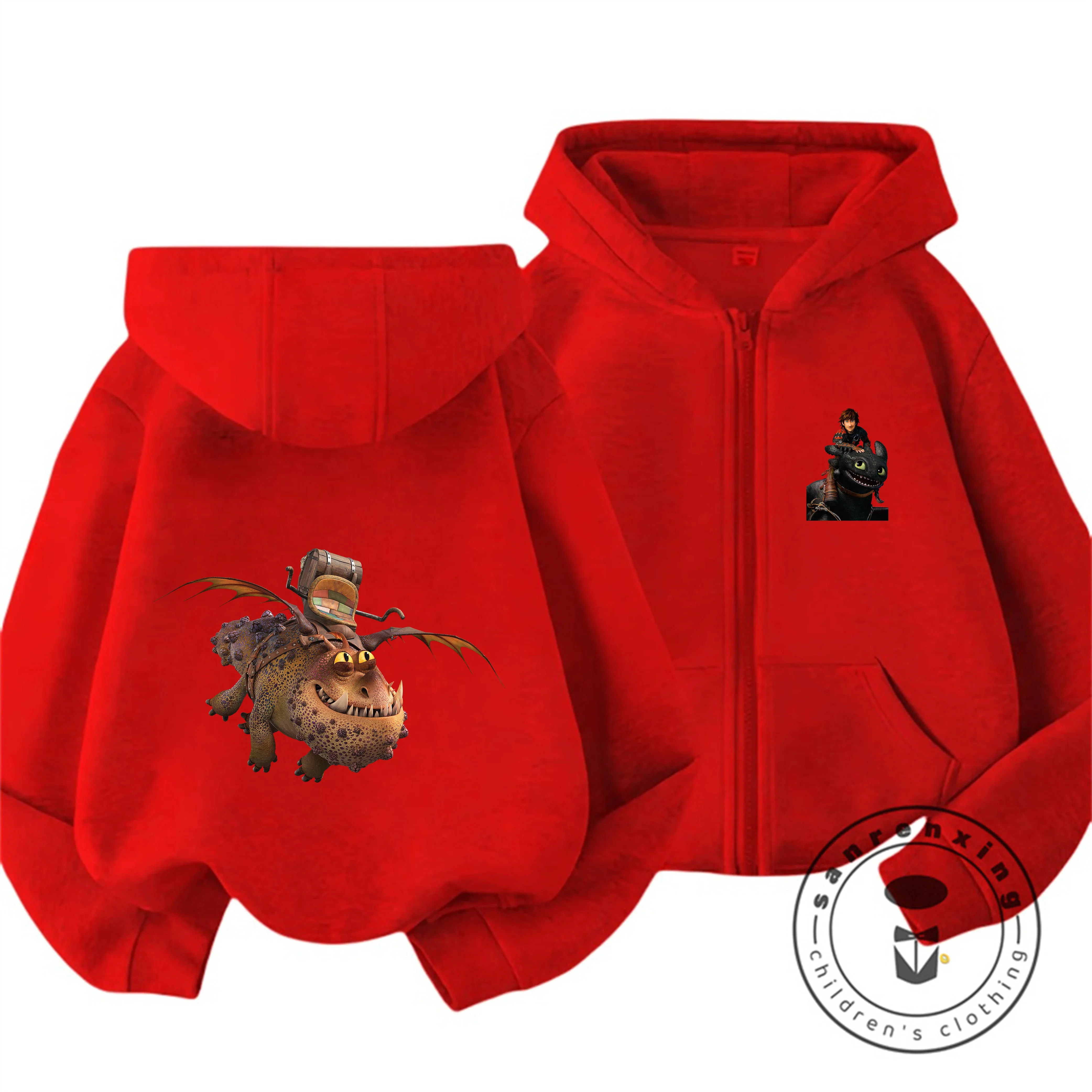 

Hot Item Kids Outerwear Lovely How To Train Your Dragon Kawaii Hooded Zip Jacket Spring Casual Wear For Children 3 14Y