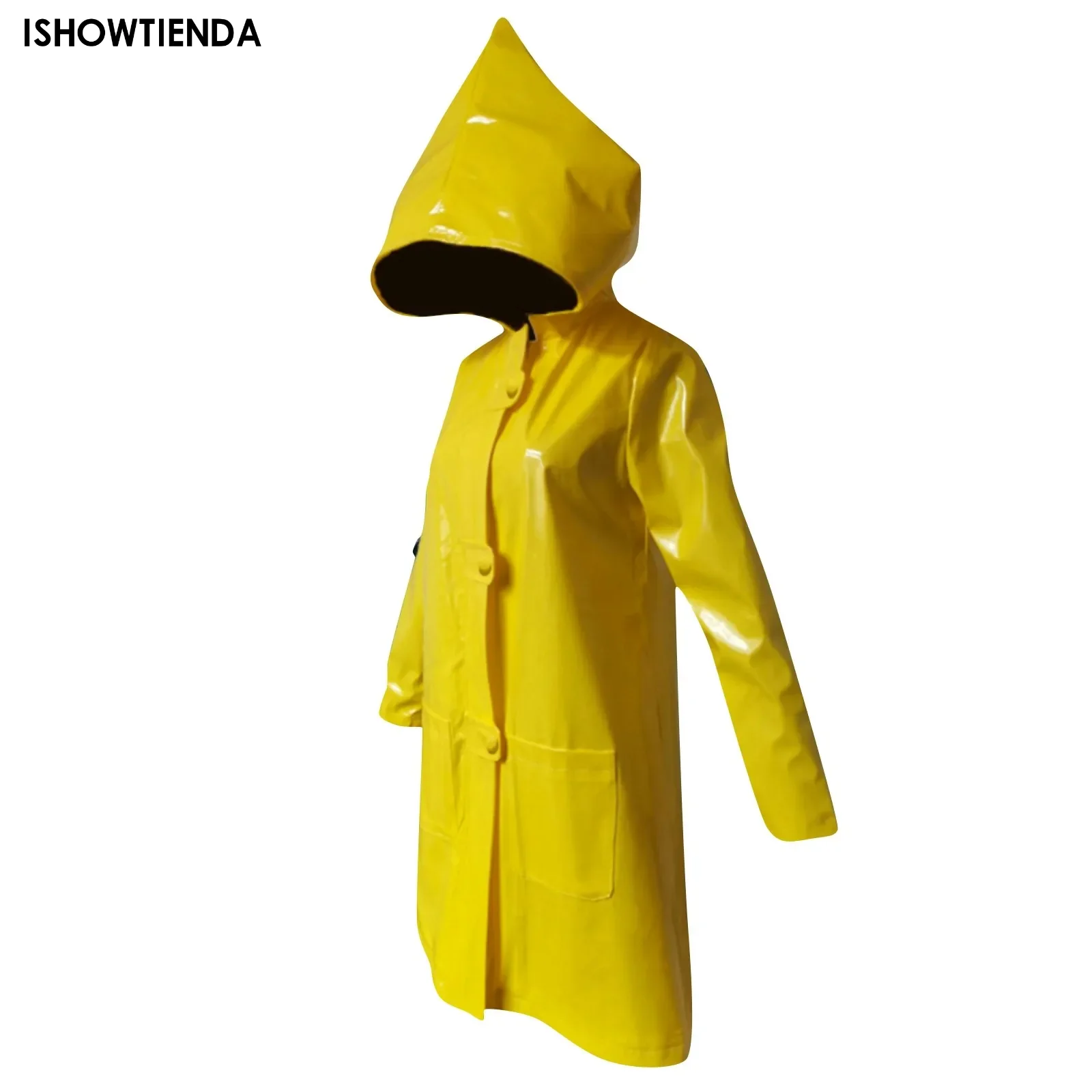 Halloween Kid Adult Little Nightmares Yellow Hooded Cape Little Six Jacket Costume Cosplay Clothing Horror Character Plays Cos