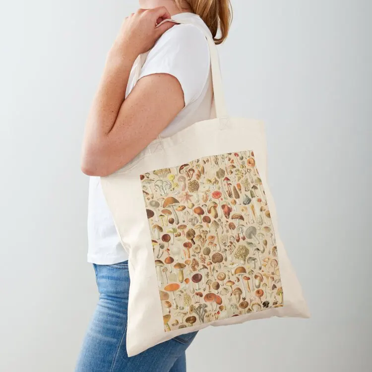 

Vintage Mushroom Designs Collection Tote Bag personalized tote Cloth bag custom fabric bag Eco