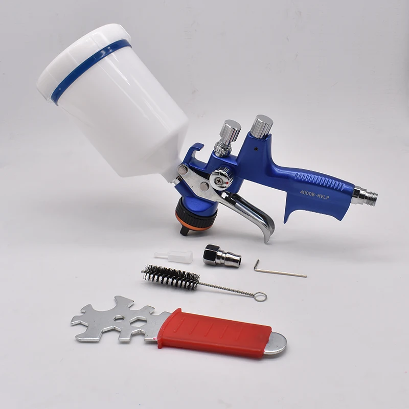 Pistola a spruzzo HVLP 4000B di alta qualità 1.3mm Spruzzatore professionale Vernice Aerografo Riparazione Pistola a vernice spray Aerografo per la verniciatura di auto