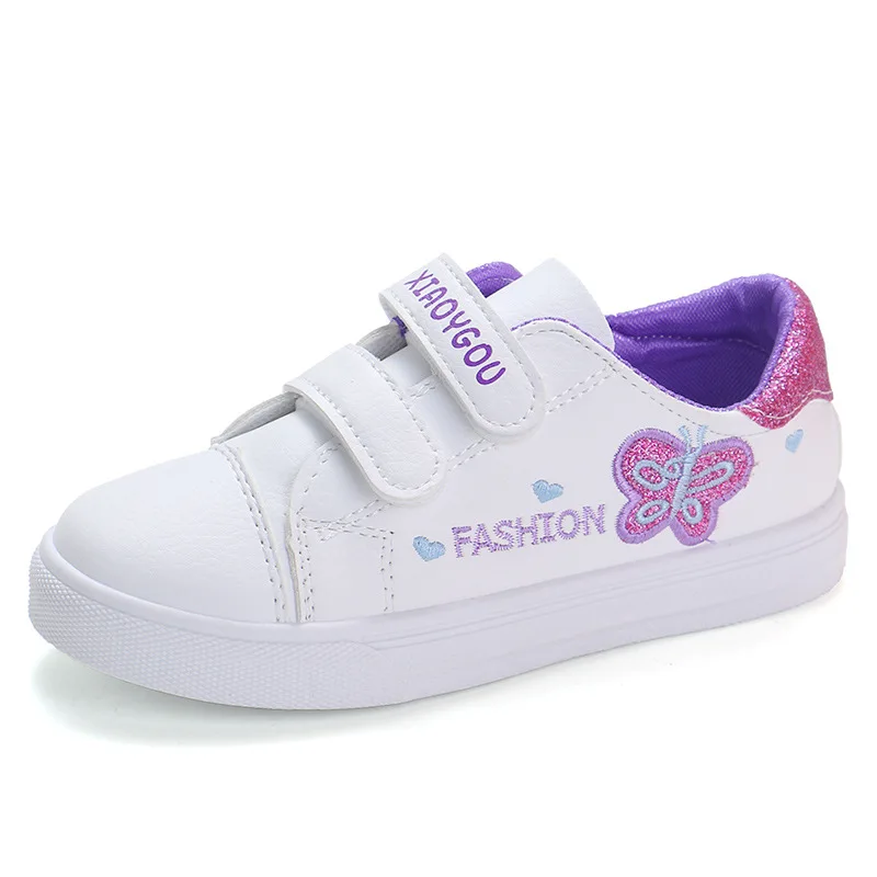 Cartoon print Kid Shoes Girls White Sport Shoes Breathable Student Children Casual Shoes 5 6 7 8 9 10 11 12 13 14Years Old Kids