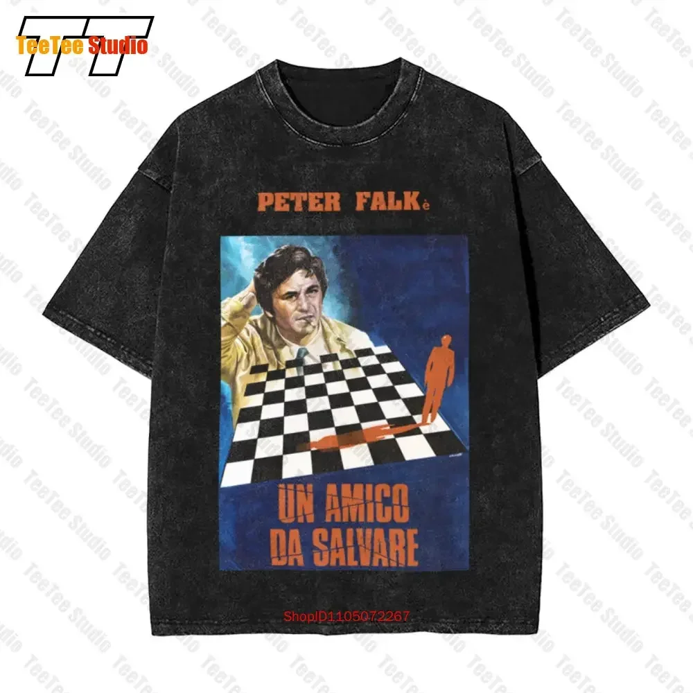 Columbo A Friend In Deed Italian Promo Un Amico Da Vintage Oversized T-Shirt Tee 0FGC