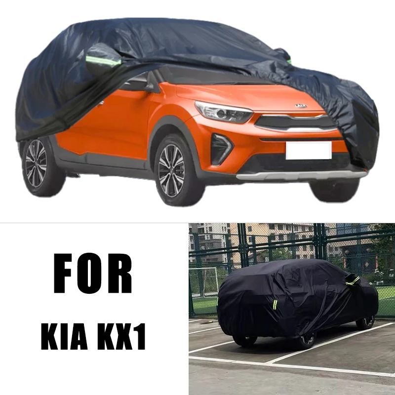 

For KIA KX1 All-Weather Car Covers 6-in-1 Waterproof Dustproof UV Proof Snowproof Scratch Resistant Protection
