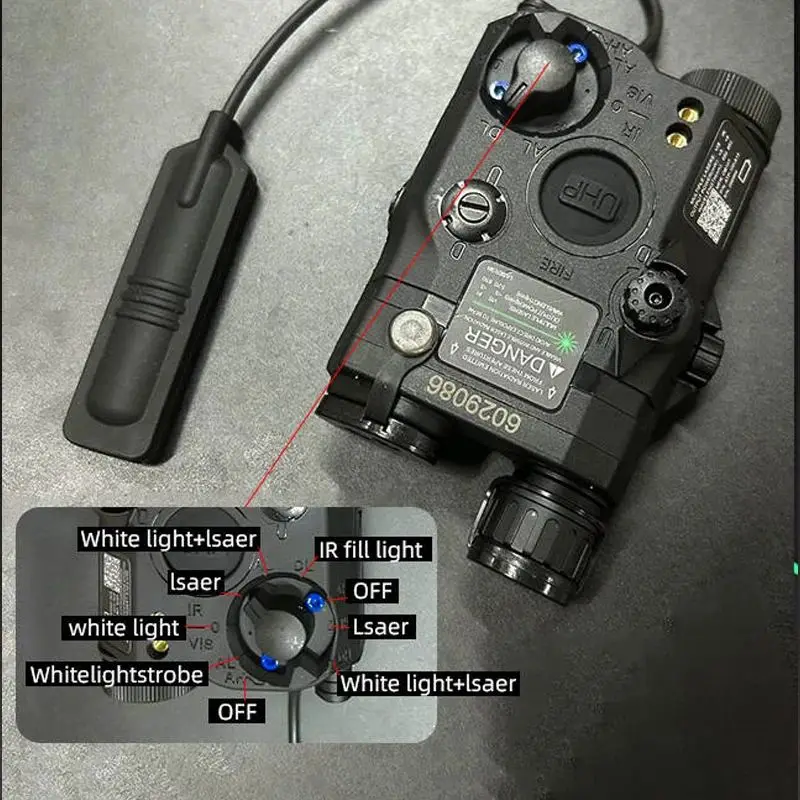 Element Tactical PEQ PEQ15 PEQ-15 SF M300A M600C Taschenlampe Airsoft Jagdzubehör Hochleistungs-Rotpunktvisier Grüner Indikator – Detail 2