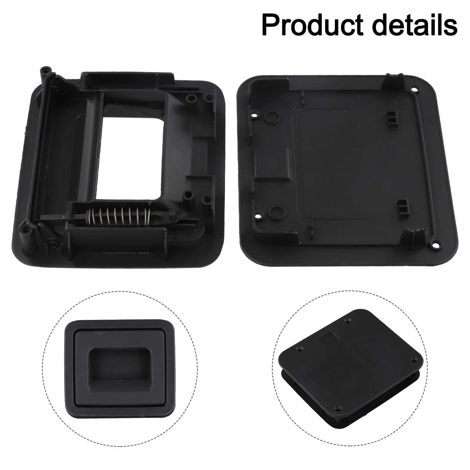 

Ручка-накладка для коврика в багажник, номер OEM 5N0887183, износостойкая, быстрая установка, черная