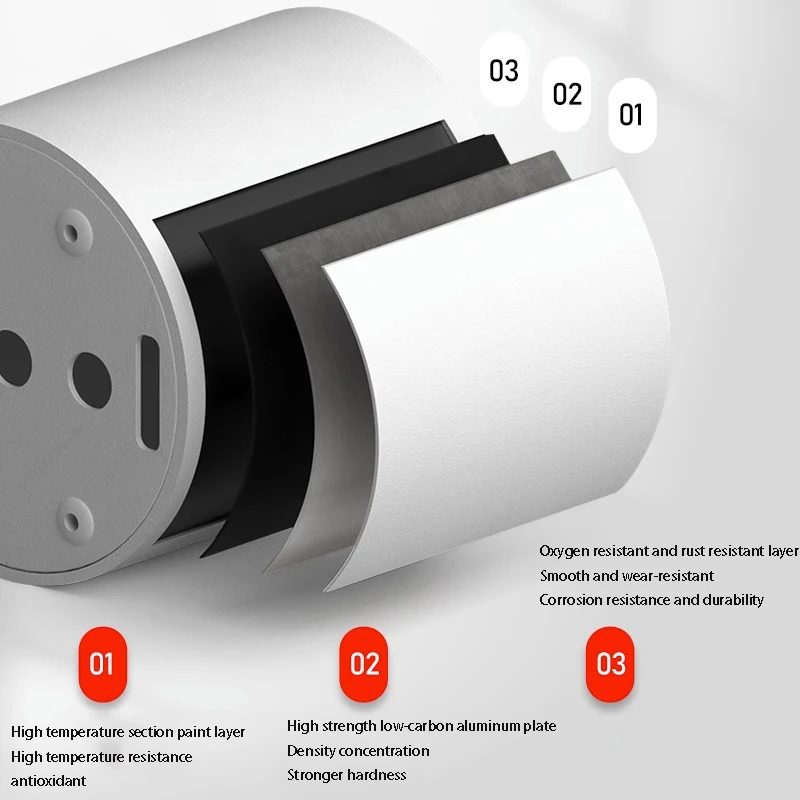 Imagem -04 - Ângulo Ajustável Cob Led Spot Lights Superfície Montada Lâmpada do Teto Redondo Pequena Iluminação Sala de Estar Casa 110v 220v