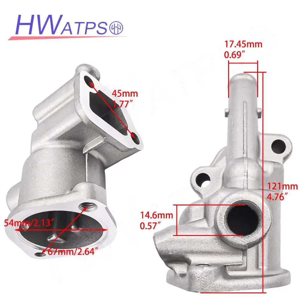 8971081580 8-97108158-0 Engine Thermostat Housing For Isuzu Rodeo Pickup Amigo Trooper UCS17 Honda Passport 2.6L 4ZE1