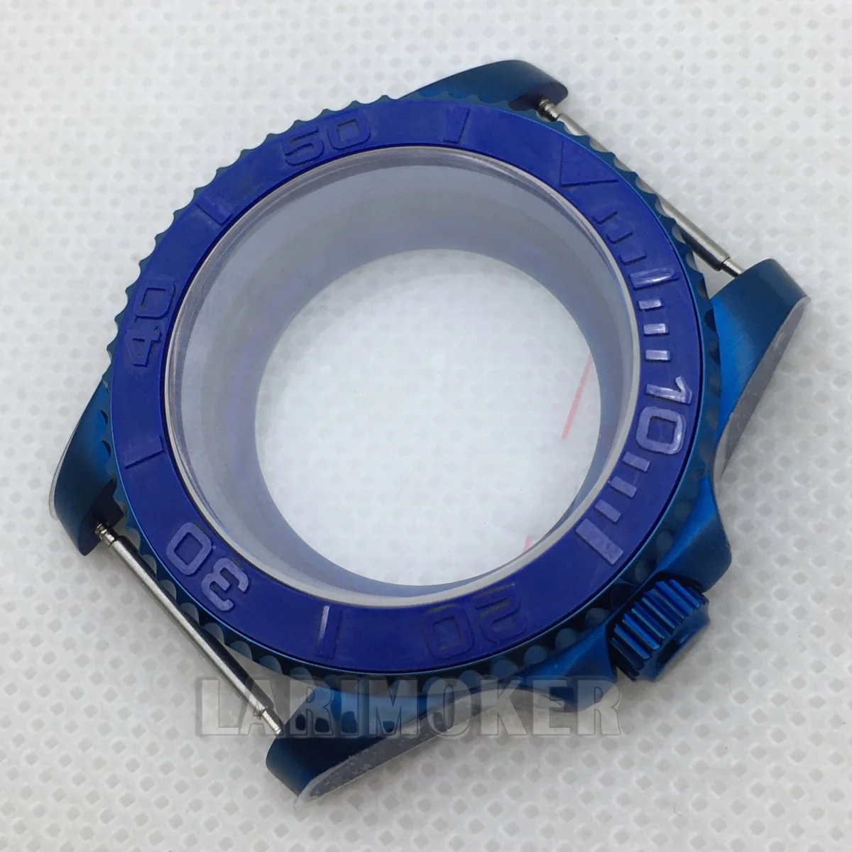 Caja NH35 de alta calidad de 40mm, bisel de clic Sub 120, cristal de zafiro de acero inoxidable compatible con NH34 NH35 PT5000 ETA2824, caja de movimiento Miyota