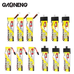 3Pcs 1S GNB 3.8V 530mAh 90C/180C Lipo Battery For RC Helicopter Quadcopter FPV Racing Drone With PH2.0 A30 Plug Spare Parts