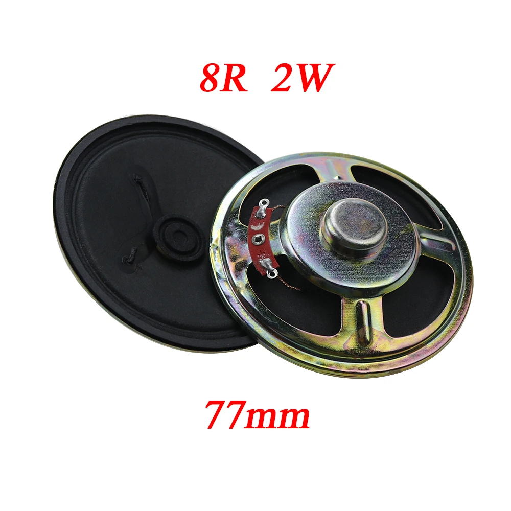 1PCS New Ultrathin Speaker Buzzer 8 Ohms 2 Watts 2W 8R Speaker Diameter 40MM 50MM 66MM 77MM 4CM 5CM 6.6CM 7.7CM