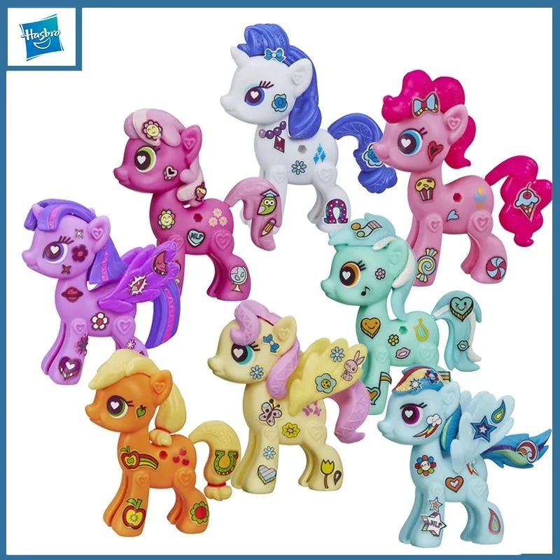 

Hasbro Original My Little Pony Applejack Rarity Twilight Sparkle Pie Action Figure Toys for Boys Girls Gift Collectible Model