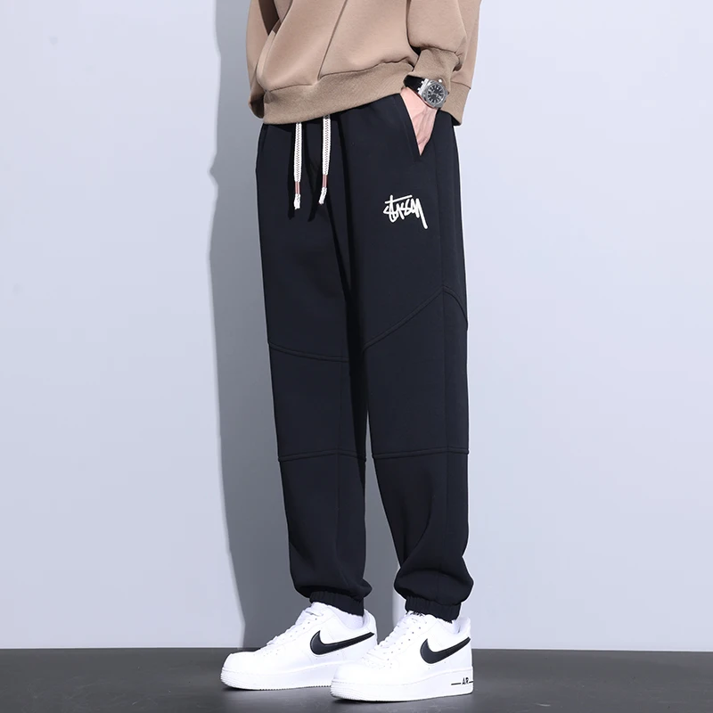 تشغيل السراويل المراهقين تشغيل طماق الرجال الرياضة لمسافات طويلة تشغيل السراويل الطويلة بناطيل كاجوال Sweatpants ربيع الخريف #4