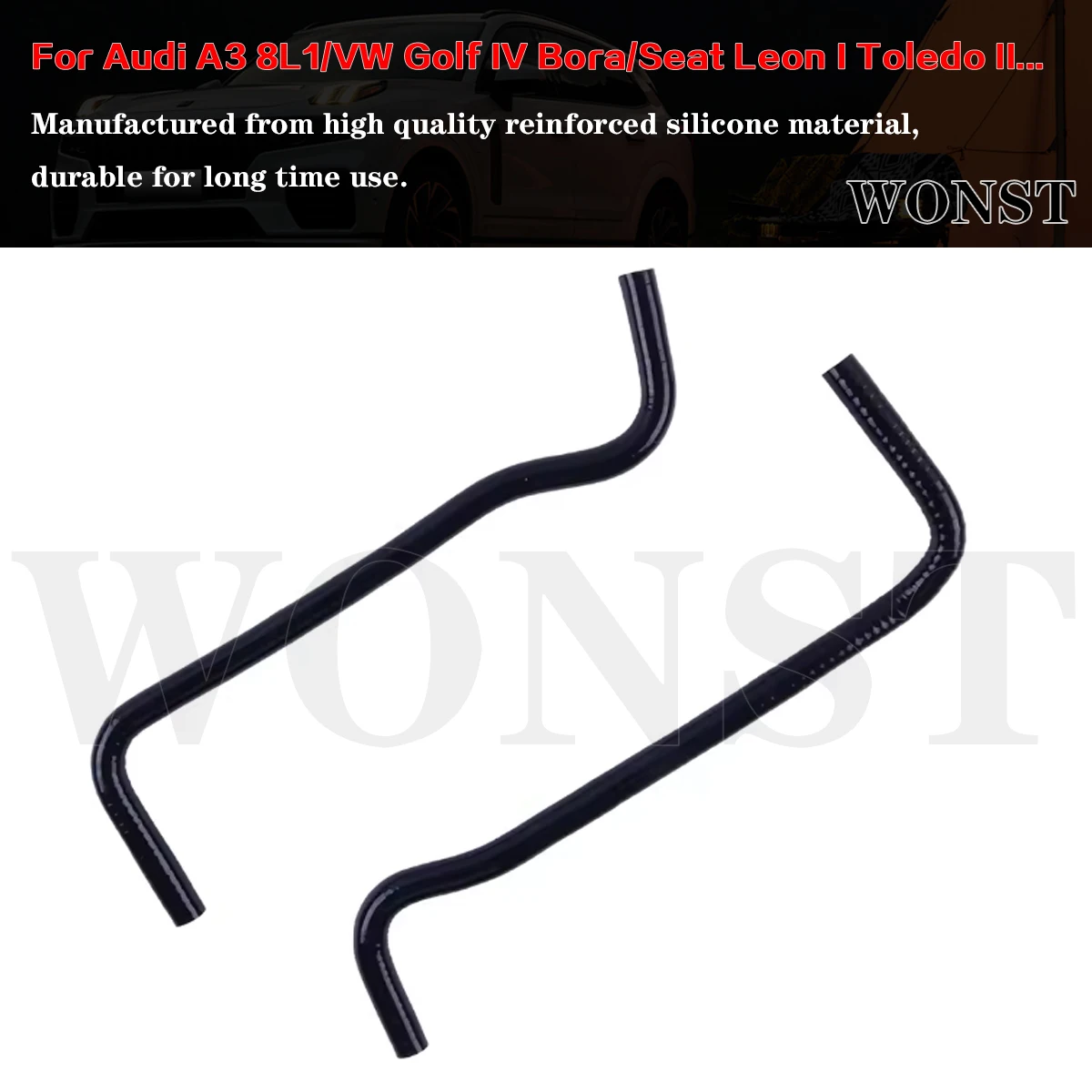 

For Audi A3 8L1 VW Golf IV Bora Seat Leon I Toledo II Skoda Octavia 1J0133699A Silicone Fuel Line Hose Tube Kit