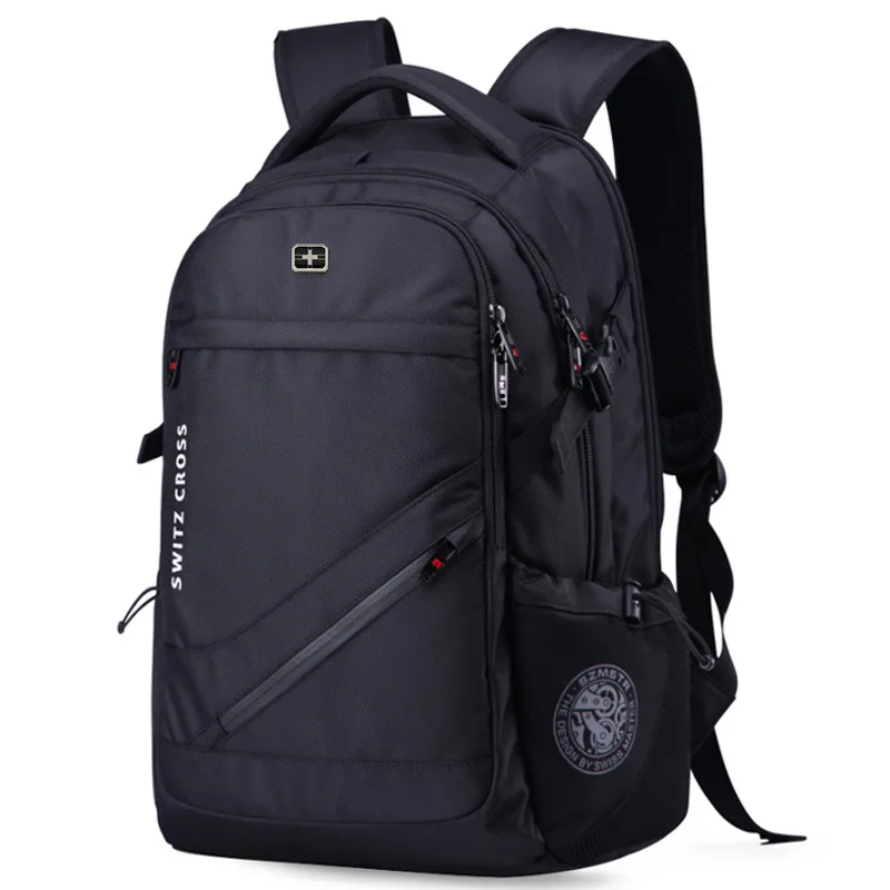 

Швейцарский рюкзак для ноутбука с диагональю от 16 до 17 дюймов, большой емкости, USB-зарядка, водостойкий, прочный, школьный, деловой, туристический рюкзак