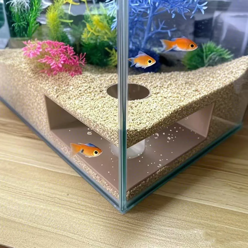 

Corner Aquarium Terrarium Cave Hideout – Decorative Shelter for Fish & Reptiles Aquarium Cave
