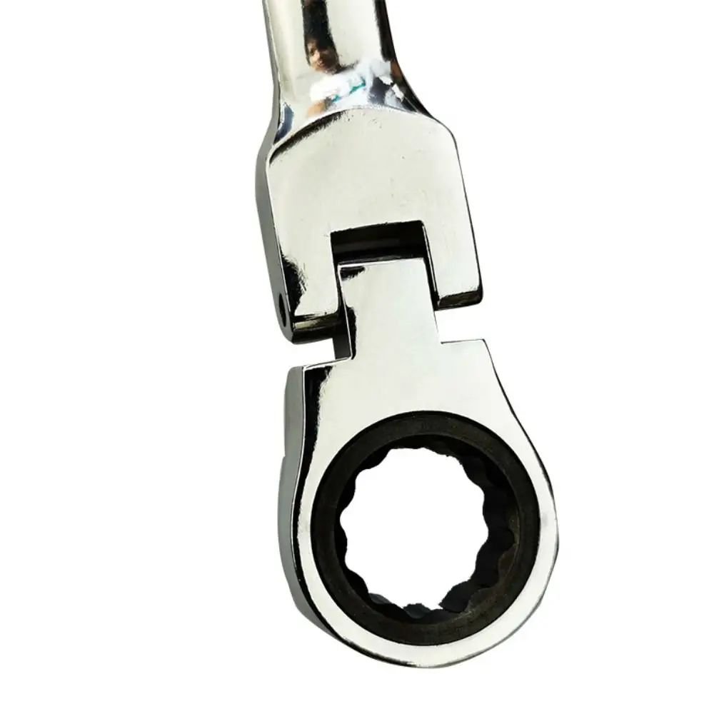 

Compact Appearance Ratchet Spanner Metal Material Foldable Design Adjustable Wrench 4 Colors Available Quick Release