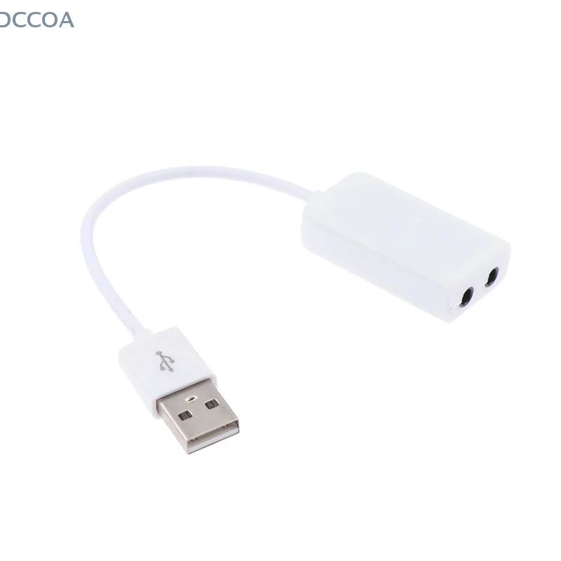 Macbook ordenador portátil PC 7,1 tarjeta de sonido USB externa Jack 3,5mm adaptador de Audio USB auricular micrófono tarjeta de sonido