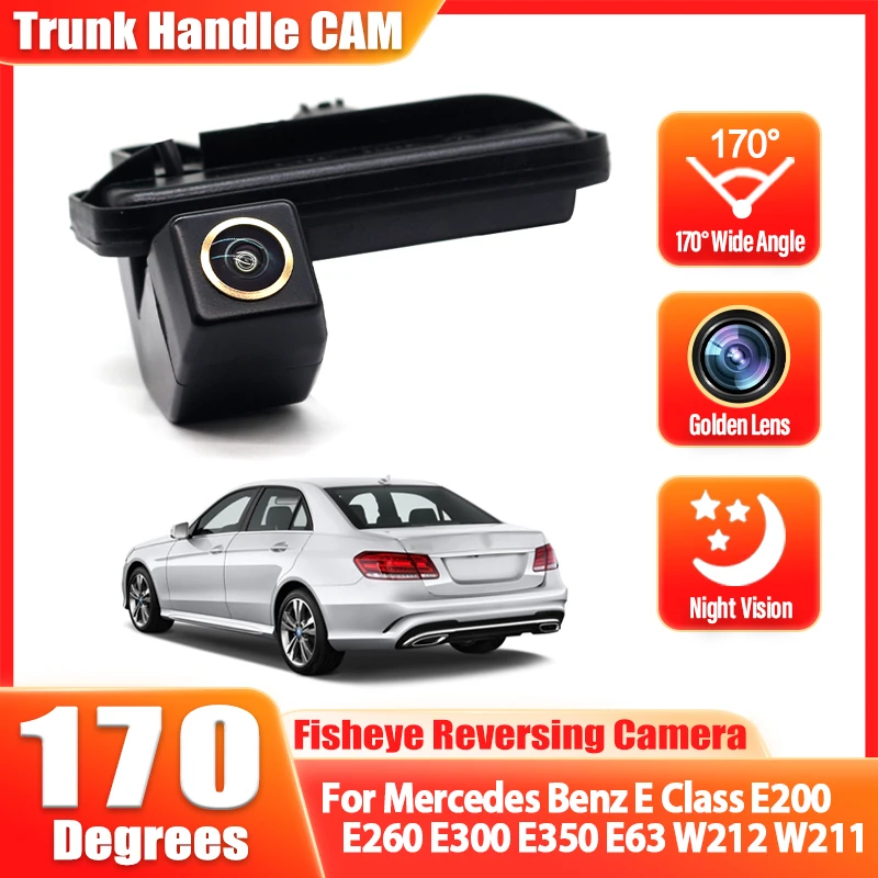

170 ° Автомобильная камера заднего вида 1080P CCD для Mercedes Benz E Class E200 E260 E300 E350 E63 W212 C207 W207 ночного видения заднего вида