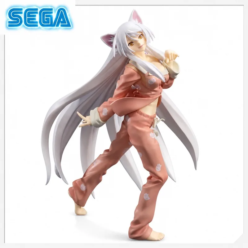 

In Stock Sega Original Sega Teiji Black Hanekawa Action Figure Model Doll Brand New Boxed Anime Characters Toys Model Garage