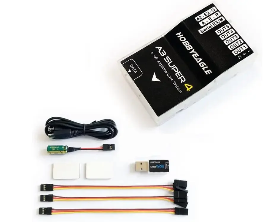 VivaHOBBYEAGLE A3 Super 4 RC Plane Airplane Gyro Flight Controller Stabilizer For RC Fixed-Wing Airplane Model Plane FPV SoloGoo