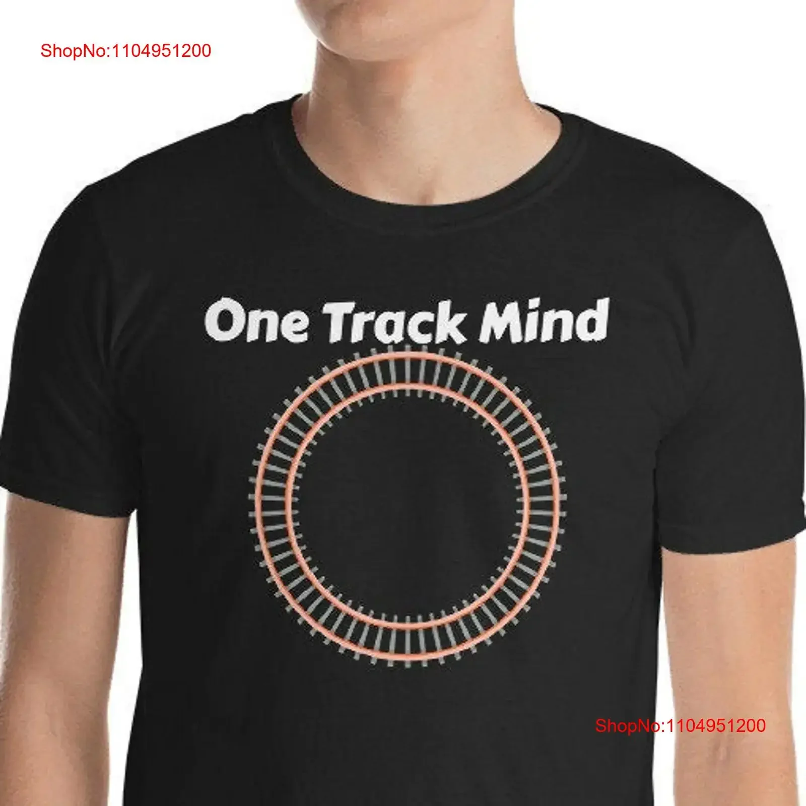 

Train T Shirt One track mind Steam Engine I may talk about trains Locomotive Play with models vintage Washed Slightly