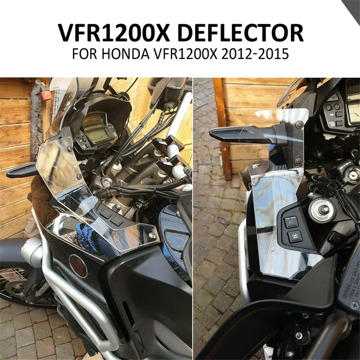 

Лобовое стекло мотоцикла премиум-класса для VFR1200X, 2012-2015, дымчато-серый