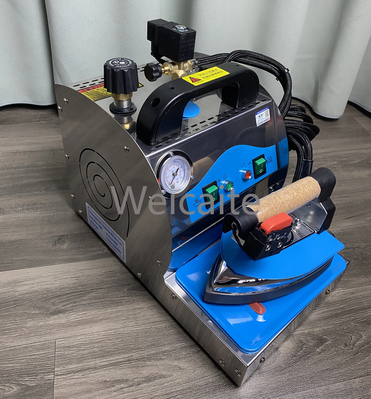 QK-76 tipo leve corpo de aço inoxidável 2L roupas equipamento auxiliar caldeira a vapor de ferro elétrico