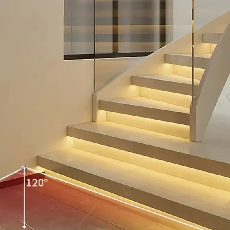 Hot Sale Modern 12 v 24 v LED Line Light Smart Sensor Stair Step & Wall VOC with Human Body Motion Sensing Control