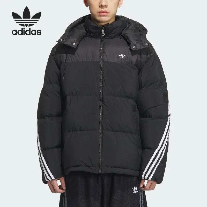 Adidas Clover Men's Hooded Warm Loose Down Jacket KC0173
