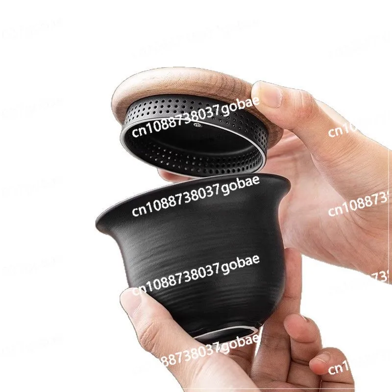 

Portable travel tea set, one pot, three cups for outdoor camping, portable express passenger cup, teapot portable bag