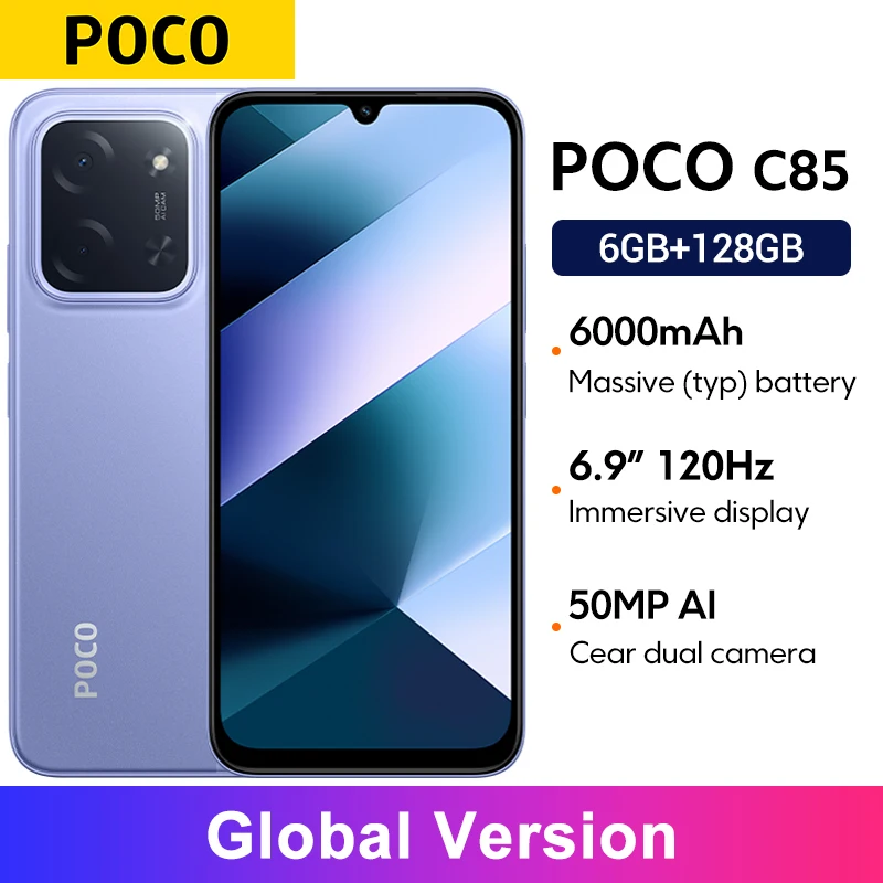 Global Version POCO C85 Smartphone 6.9