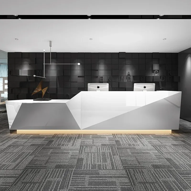 

Display Counter Reception Desks Beauty Aesthetics Indoor Modern Reception Desks Salon Business Empfangs Theke Office Furniture