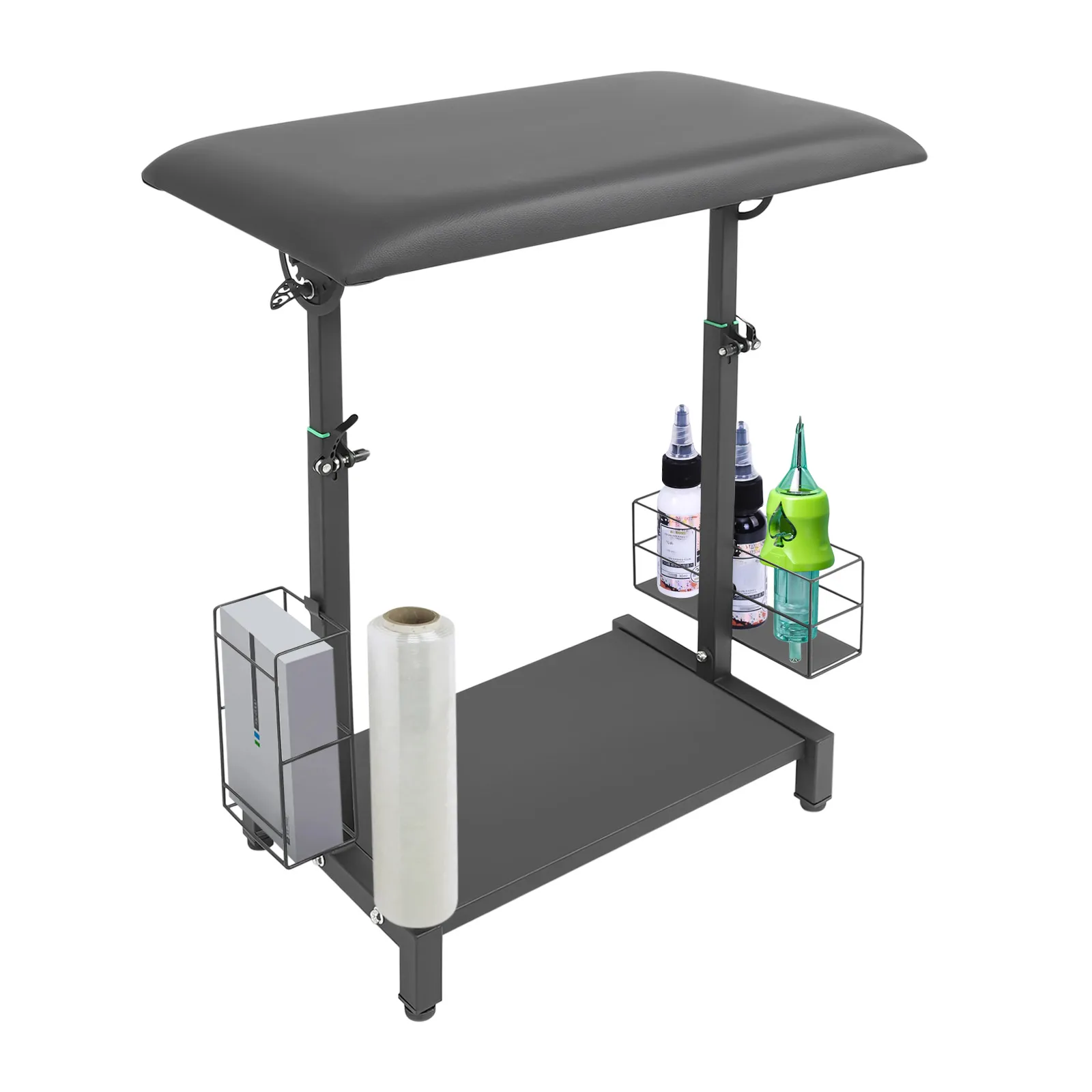 

Black Floorstanding Arm Rest for Studio | Tattoo Use, Adjustable Height (67-100cm) & Angle (0-180°) Adjustable Height Tattoo Arm