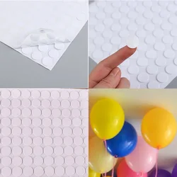 Accesorios de 100 puntos para globos, adhesivos de puntos para el techo o la pared, suministros de decoración para fiestas de cumpleaños y bodas