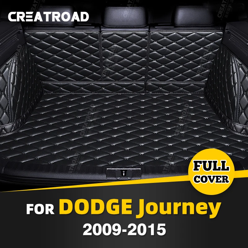 

Auto Full Coverage Trunk Mat For Dodge Journey 2009-2015 14 13 12 11 10 Car Boot Cover Pad Cargo Interior Protector Accessories