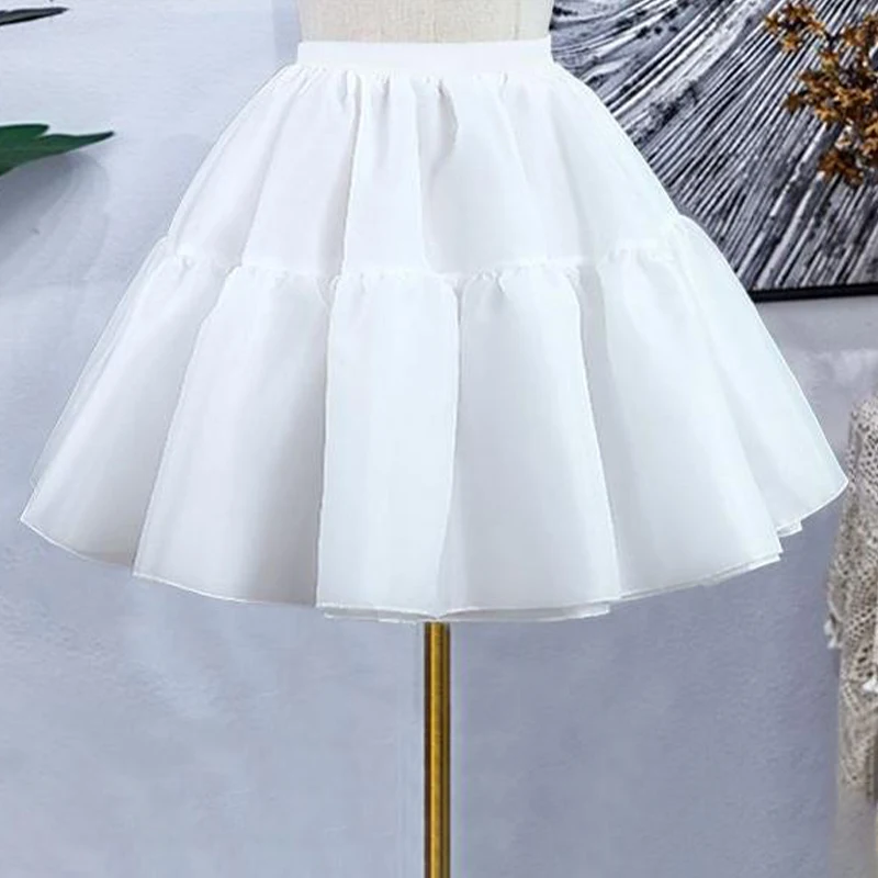 Fashionable And Sweet Lolita Jk Cake Skirt Skirt With Bustle For Women