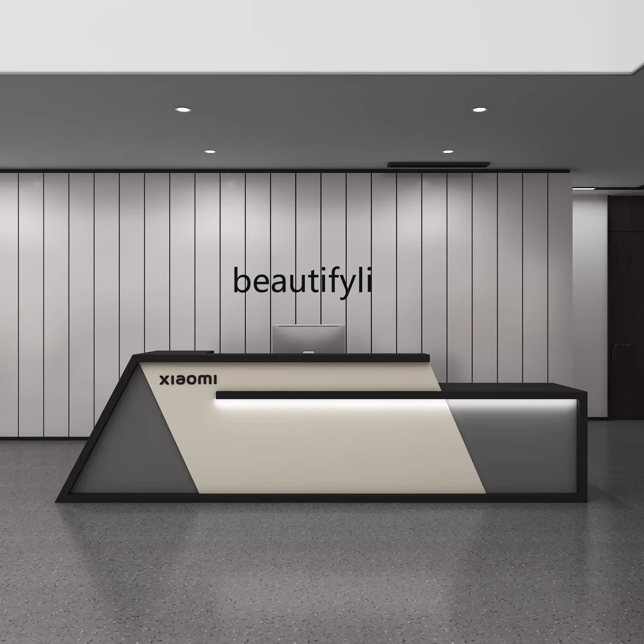 Reception Desk Company Real Estate Training Institution Bar Beauty Salon Clothing Store