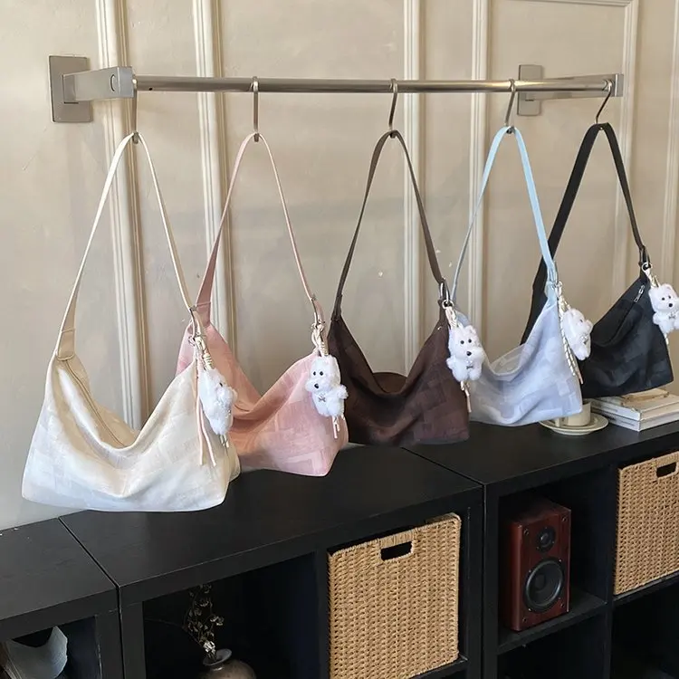 

Versatile Ins Style Multi-color Tote Bag Women's 2026 New Niche Shoulder Bag College Style Casual Large-capacity Bag