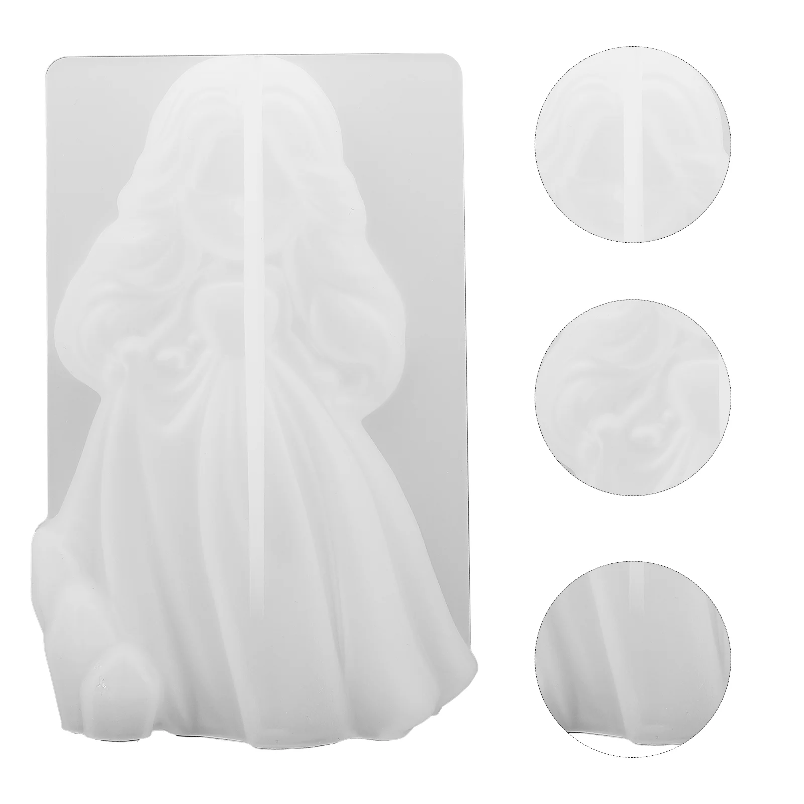 Princess Shaped Making Mold Silicone Princess Statue Mold DIY Crafts Silicone Mold silicone molds