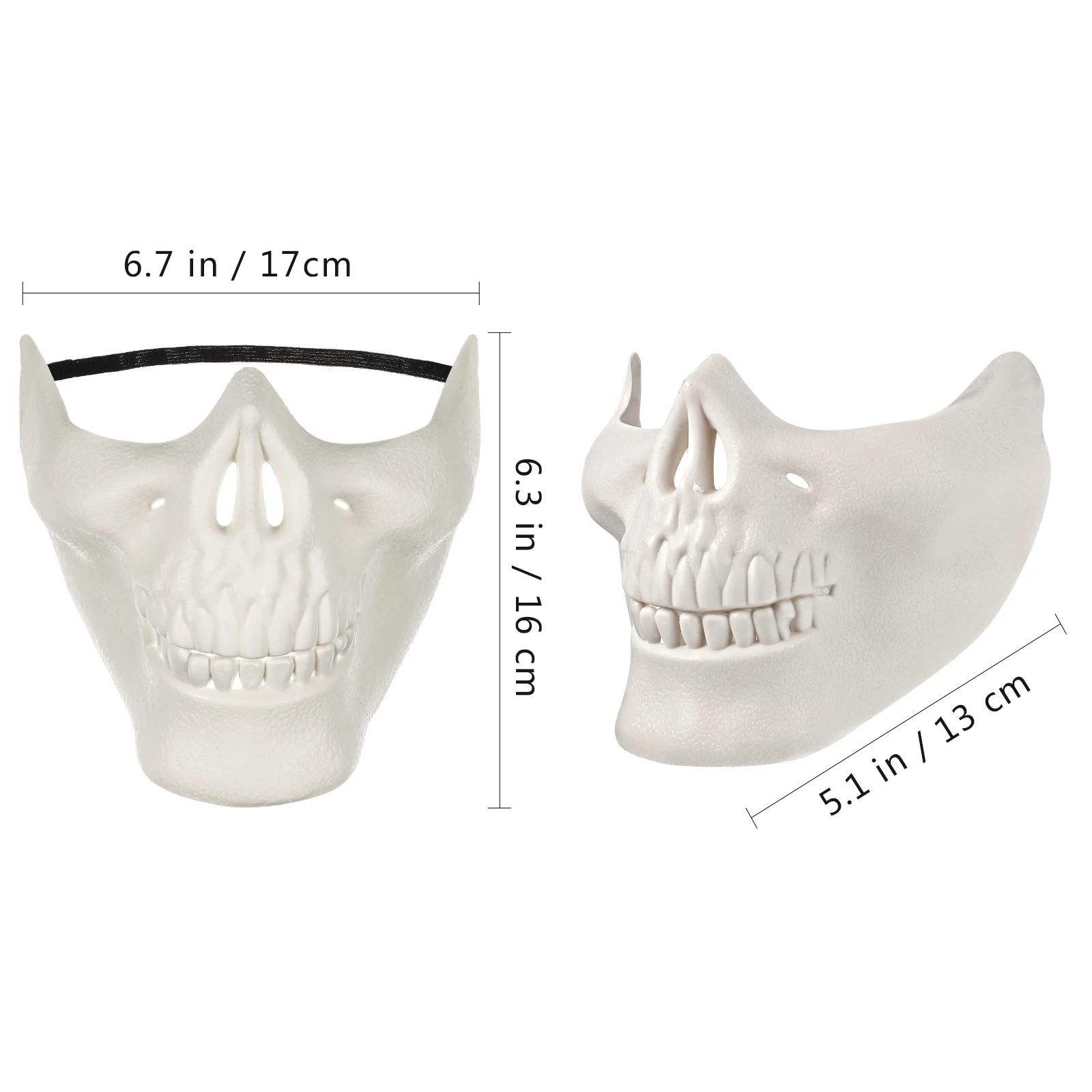 Mask Halloween Cosplay Party Props Skull Horror Protection Scary Masks for Adults