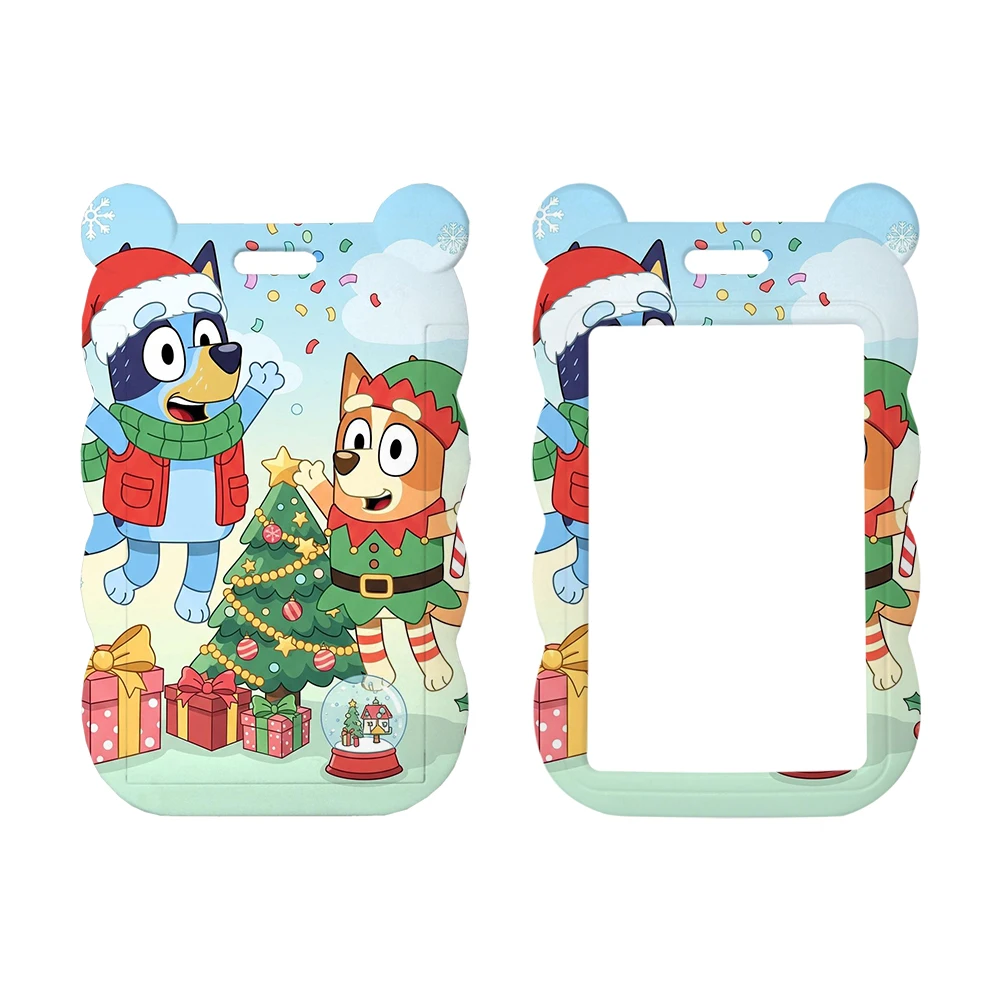 

Hotsale Dog Card Holders Australia Cartoon Student Card Holder with Mobile Phone Lanyard Credit Card Cover Boys Bags Accessories